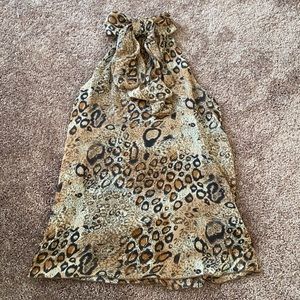 BCX leopard top - S - EUC